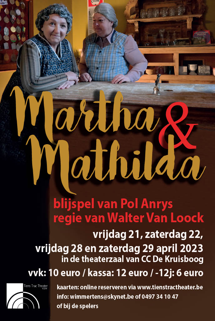 Blijspel 'Martha & Mathilda' - affiche